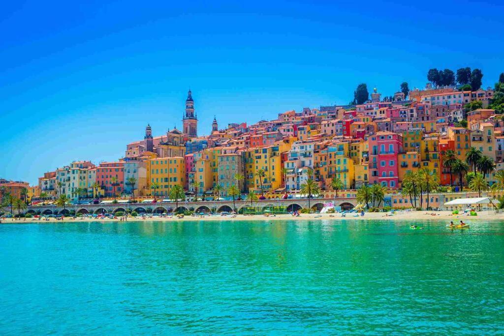 French Riviera: Seafront Apt & Pool Near Monaco روكوبرُن كاب مارتي المظهر الخارجي الصورة
